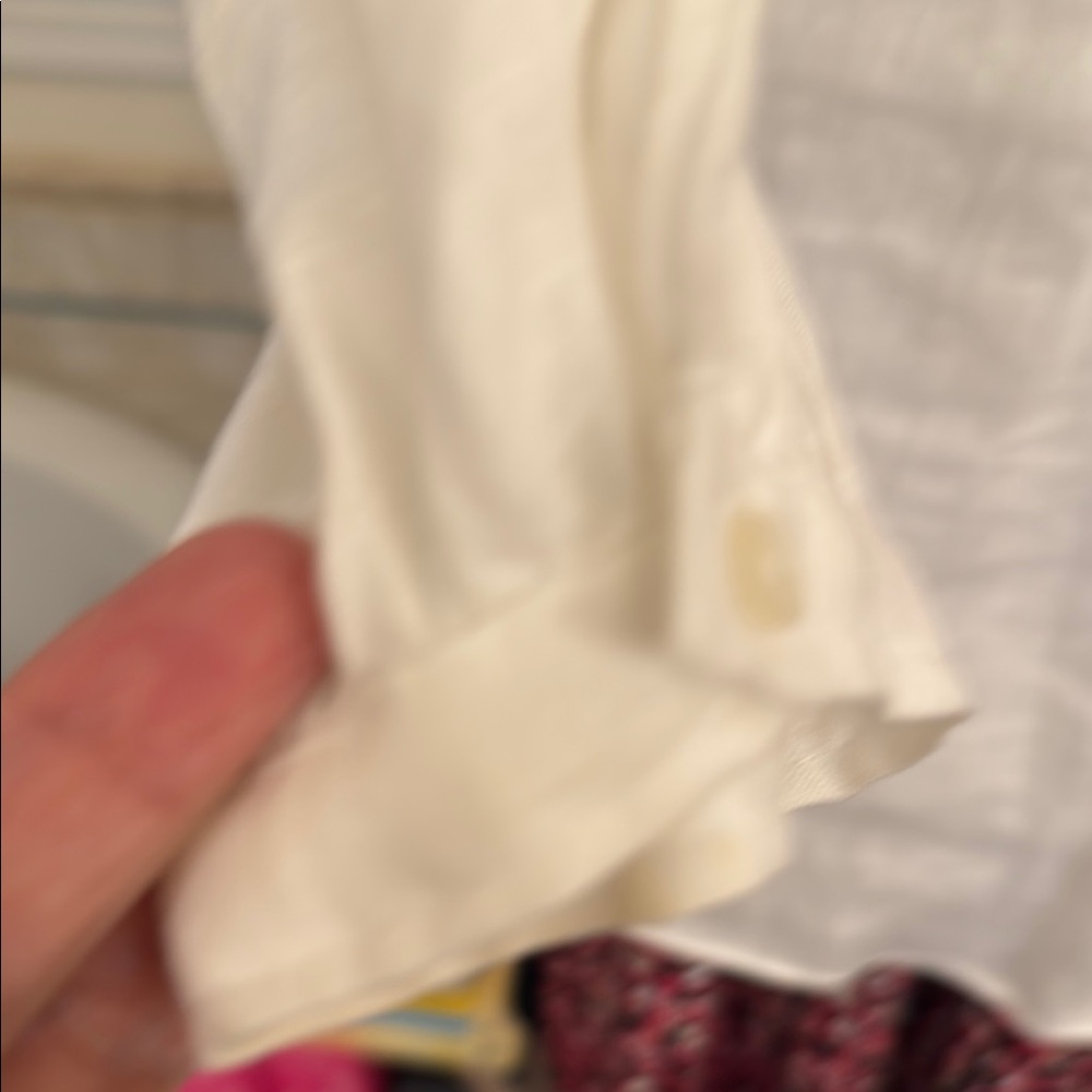Ralph Lauren Cream linen embroidered tunic - Picture 4 of 5